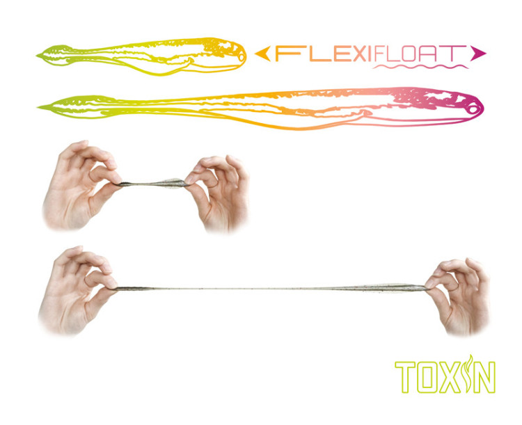 Umělá nástraha Delphin TOXIN UVs / 8ks Candy