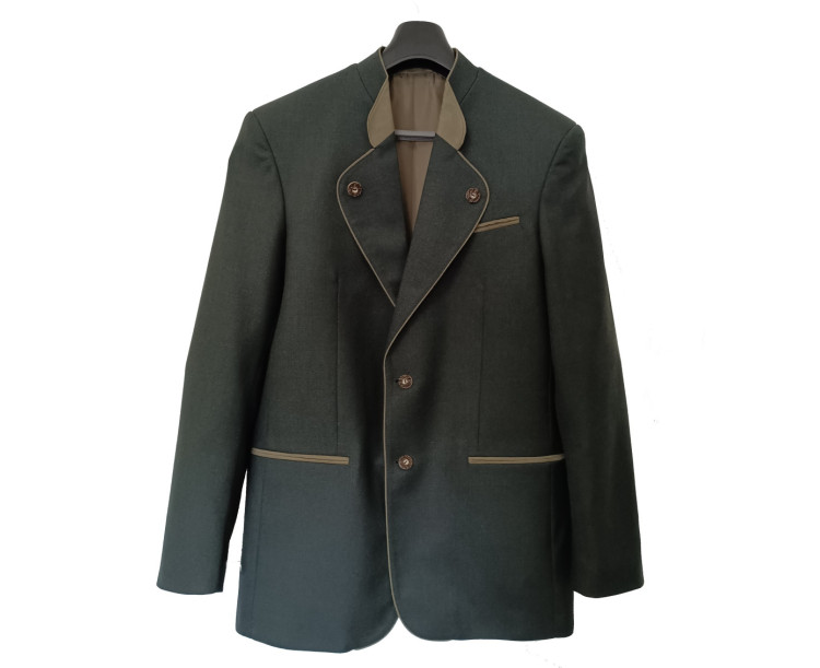 Společenský oblek Afars M s hnědým doplňkem velikost