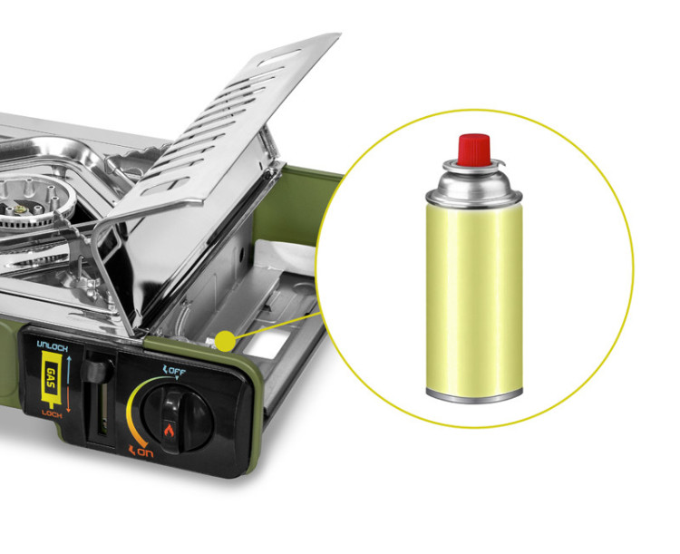 Plynový vařič Delphin INOXIA