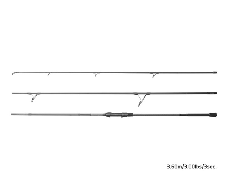 Delphin CorsaBLACK NERO 360cm/3lbs/3 díly