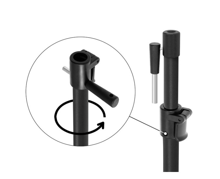 Vidlička Delphin BlackSTIX 32-50 cm