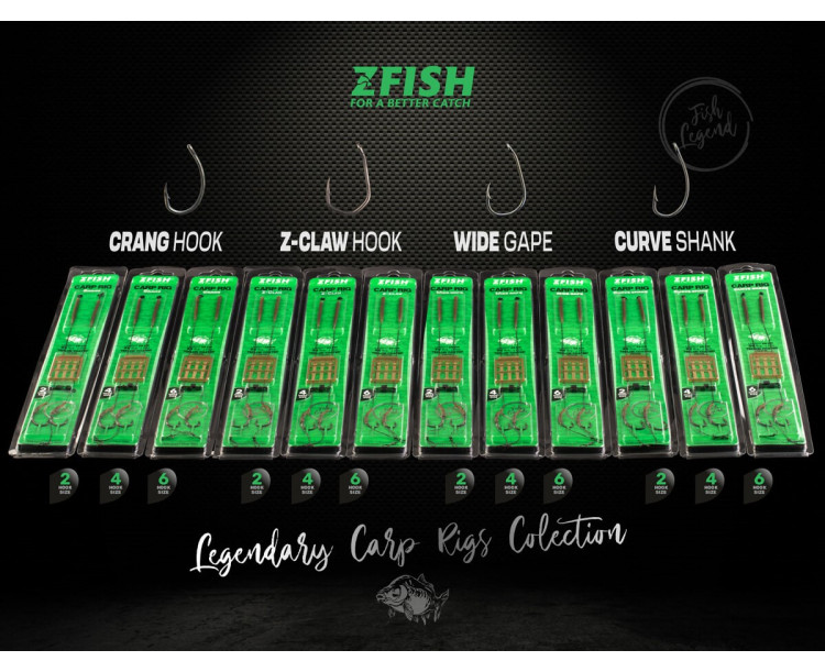 ZFISH Návazec Z-Claw Carp Rig Velikost 4