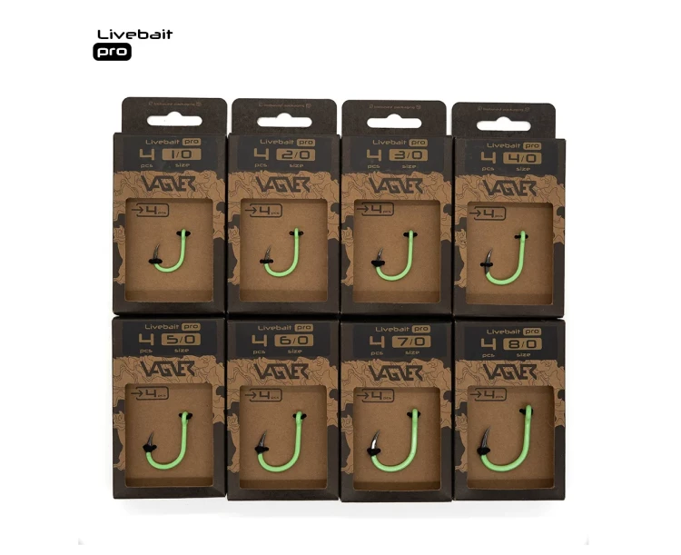 VAGNER Háček Livebait Pro 4/0 4 ks