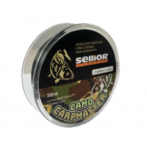 Sellior vlasec Camo Carp Master 350m / 0,25mm / 8,8kg