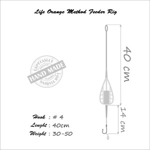 Life Orange Method Feeder Rig 50g