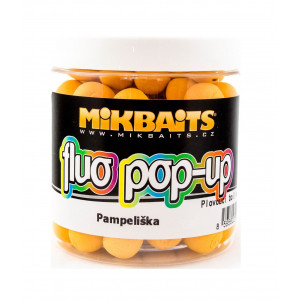 Mikbaits Plovoucí Boilie Fluo 250 ml 14 mm Pampeliška