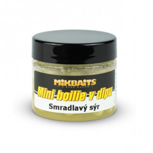 Mikbaits Mini Boilie V Dipu 6-8 mm 50 ml - Smradlavý sýr