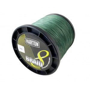 Harton pletená šňůra 8-Braid Green - 0,15mm / 17kg