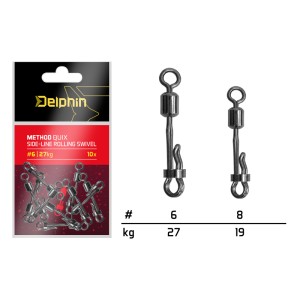 Delphin Rychloobratlík s pojistkou Method QuiX / 10 ks