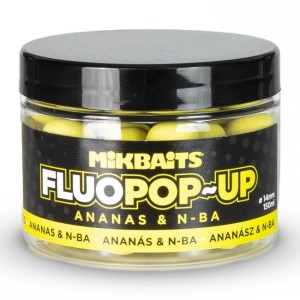 Mikbaits Plovoucí Boilie Fluo Ananas N-BA 150 ml 14 mm