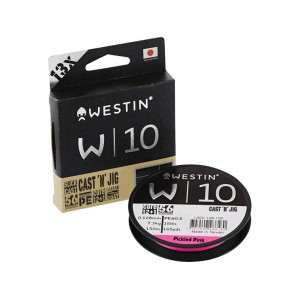 Westin Pletená Šnůra W10 13-Braid Cast 'N' Jig Pickled Pink 110m 0,08 mm 6,0 kg