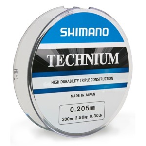 Shimano Vlasec Technium 200 m. 0.185mm Tmavá
