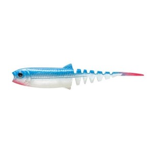 Savage Gear Gumová Nástraha Cannibal Minnow V-Tail Blue Pearl 12,5 cm 12,8 g