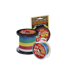 Šňůra pletená WFT KG STRONG MULTICOLOR 0,32 mm, 51 kg - 1 m