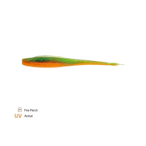 Zeck Gumová nástraha Shaky Stick Fire Perch 5 ks, 12 cm 6,7 g