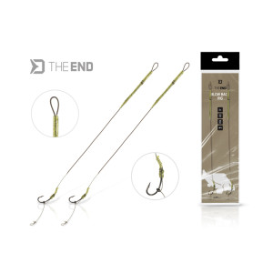 Návazec Delphin TheEND Blow back rig / 2ks 20cm/25lbs/#4