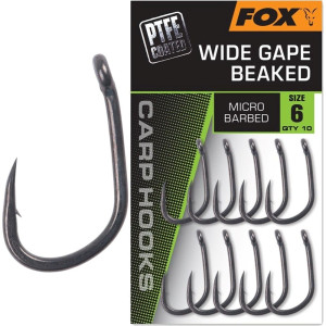 Fox Háčky Wide Gape Beaked 10 ks - 6