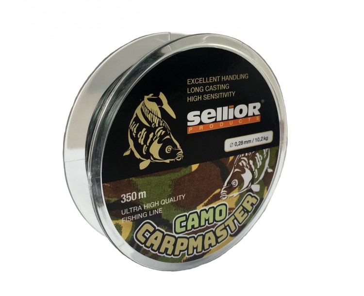 Sellior vlasec Camo Carp Master 350m / 0,25mm / 8,8kg