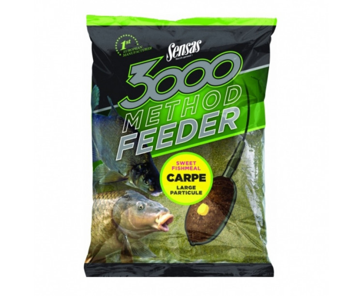 Krmítková Směs Sensas 3000 Method Feeder Carpe 1kg