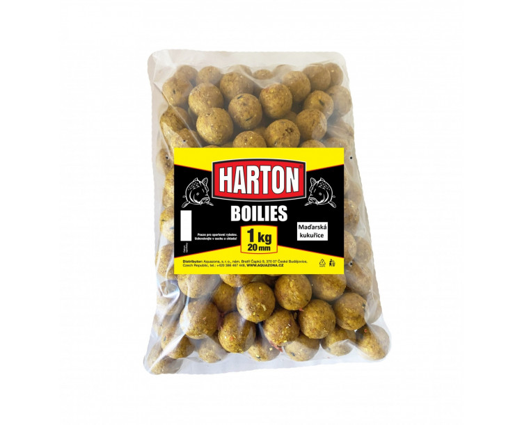 Harton Boillies 20mm / 1kg Maďarská kukuřice