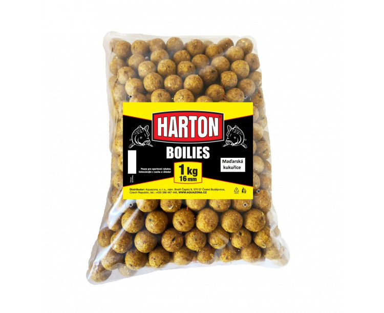 Harton Boillies 16mm / 1kg Maďarská kukuřice