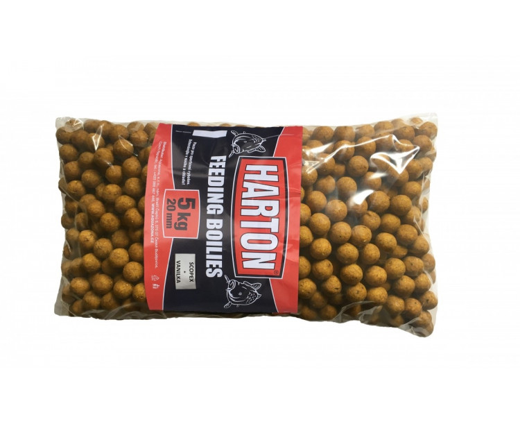 Krmné Boilies Harton 20mm / 5kg příchuť Scopex + Vanilka