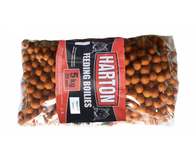 Krmné Boilies Harton 20mm / 5kg příchuť Tropické ovoce