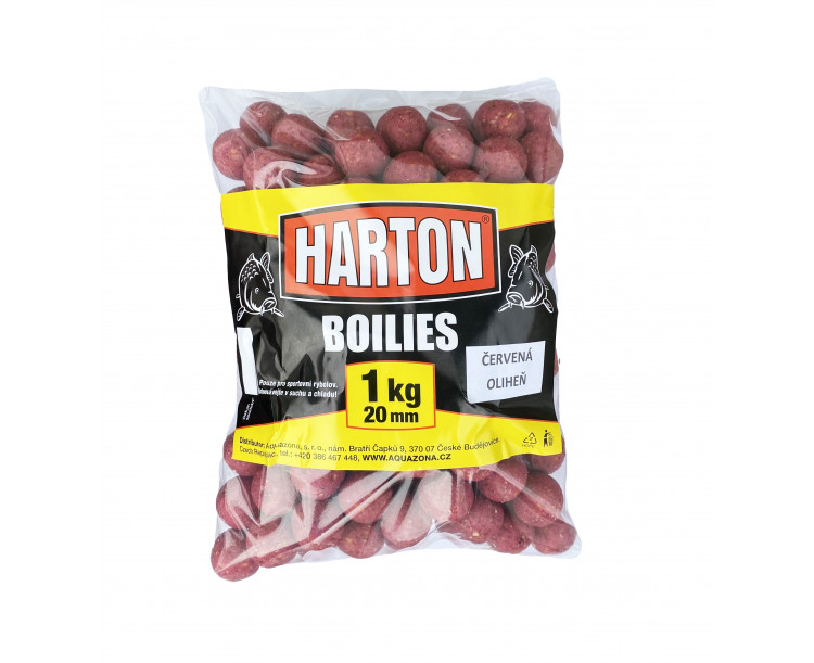 Harton Boillies 20mm / 1kg Červená oliheň