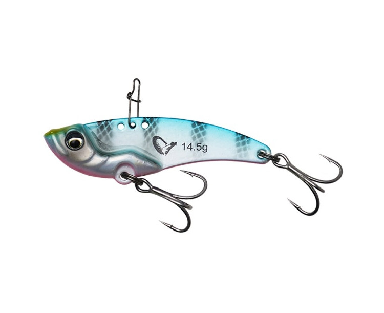 Nástraha Savage Gear Vib Blade 4,5cm 8,5gr Blue Pink Stripes