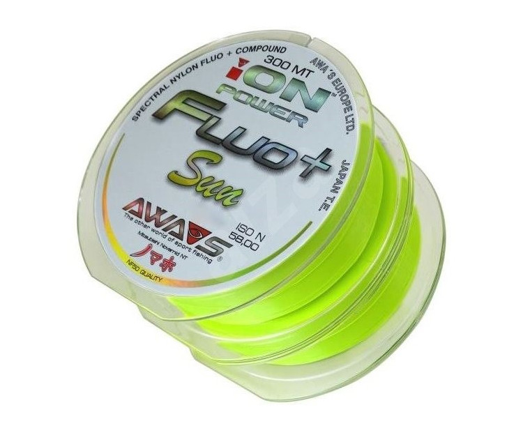 Vlasec AWA-S Ion Power Fluo+ Sun 2x300m 0,261mm / 8,95kg