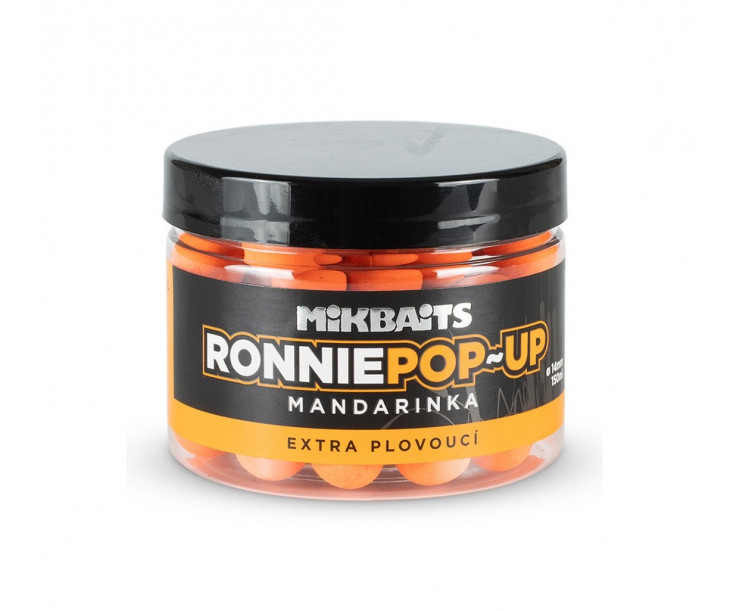 Mikbaits Plovoucí Boilie Ronnie Mandarinka 14 mm 150 ml