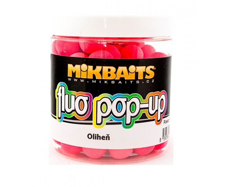 Mikbaits Plovoucí Boilie Fluo 250 ml 14 mm Oliheň