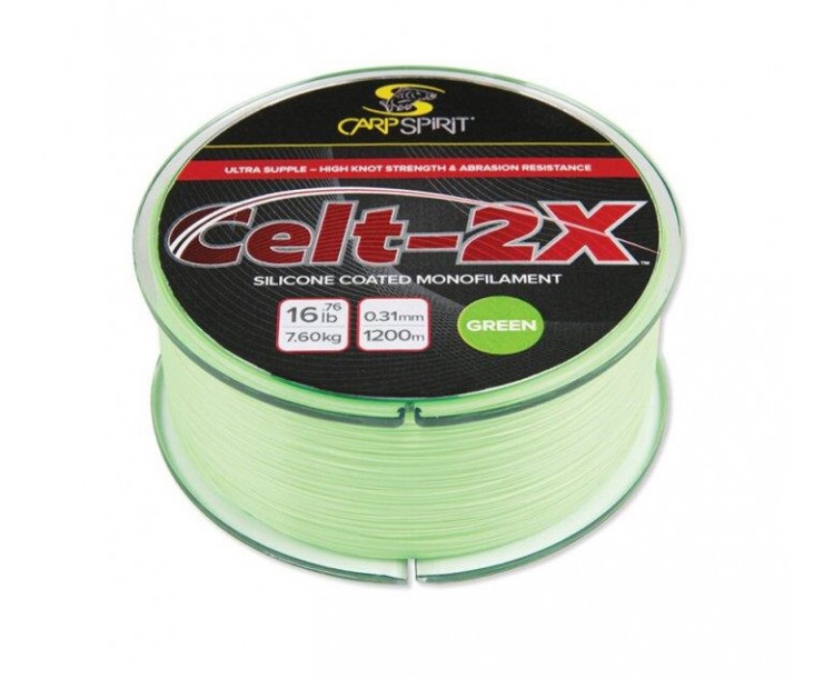 Carp Spirit Vlasec CELT-2X Mymetik Green 1000m / 0.35mm