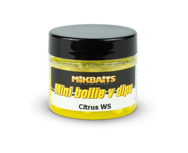 Mikbaits Mini Boilie V Dipu 6-8 mm 50 ml - Citrus WS