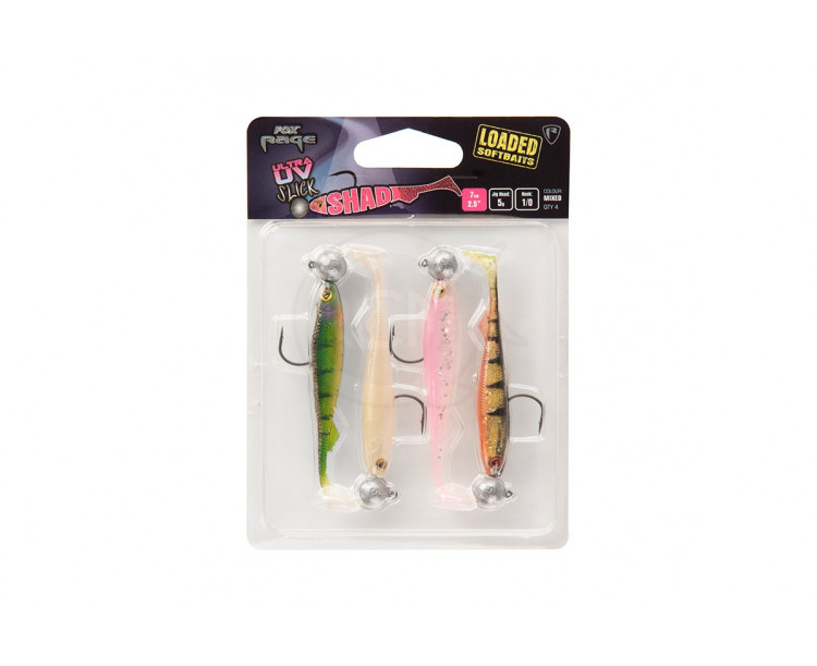 Fox Rage Nástrahy Zander Pro Loaded UV 4 ks 11 cm