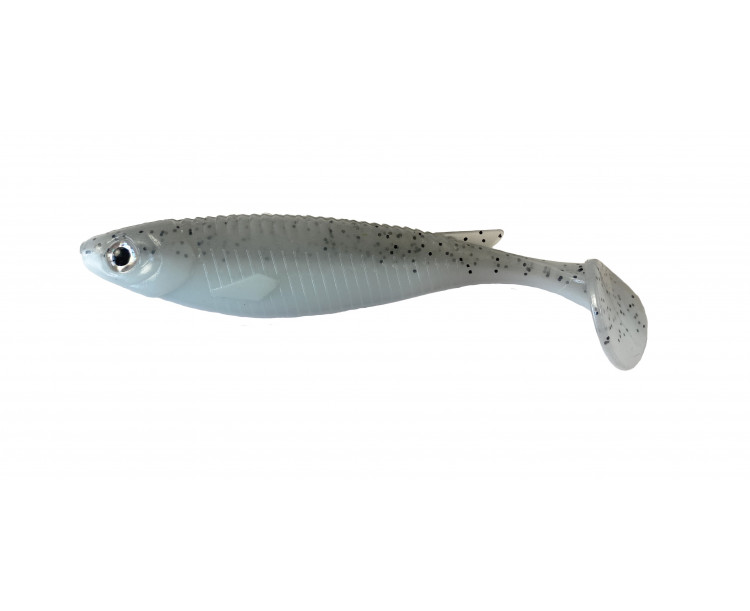 Sellior gumová nástraha Real Shad White 10 cm / 5 ks