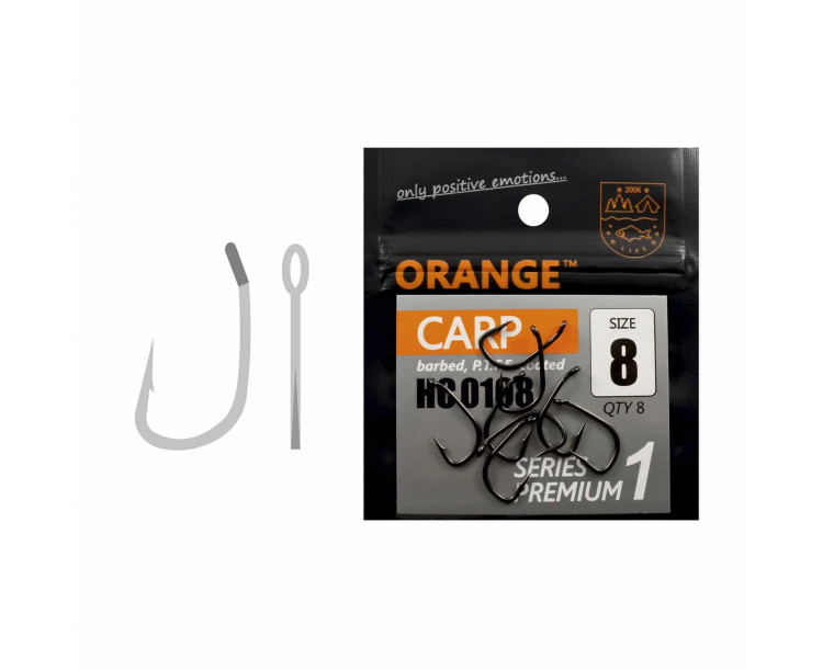 Life Orange háčky Carp Series 1 vel. 4 / 8 ks