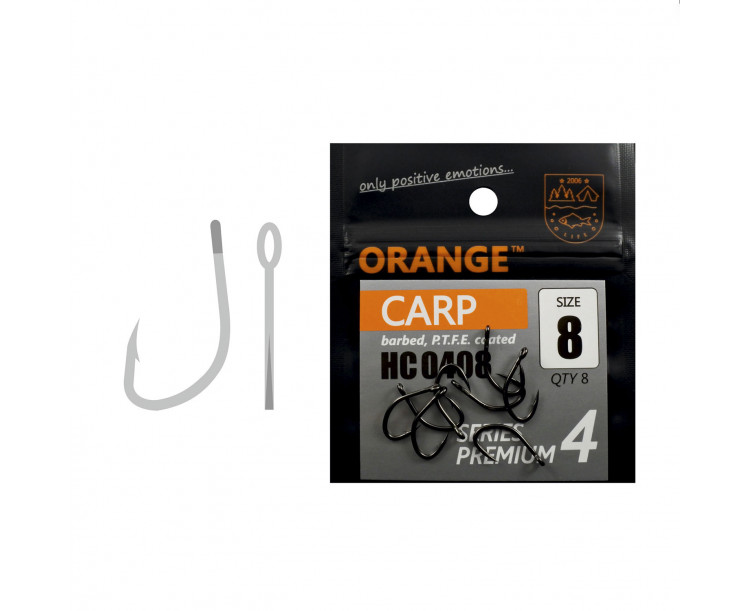 Life Orange háčky Carp Series 4 vel. 4 / 8 ks