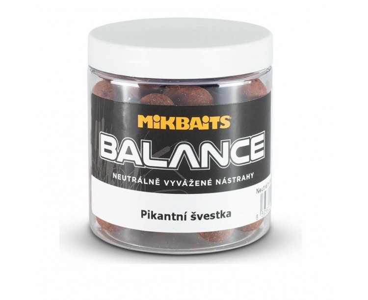 Mikbaits Boilie Spiceman Balance Pikantní Švestka 250 ml 16 mm