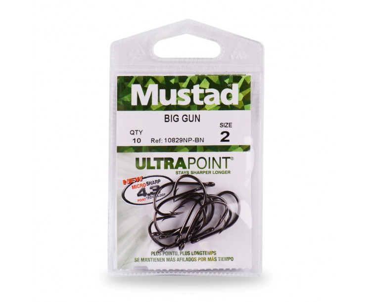 Mustad háček Big Gun vel. 2 / 10 ks