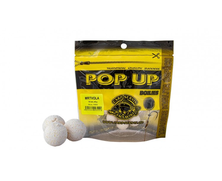 Pop Up Boilies Carp Servis Vaclavik - mrtvola 10mm / 70g