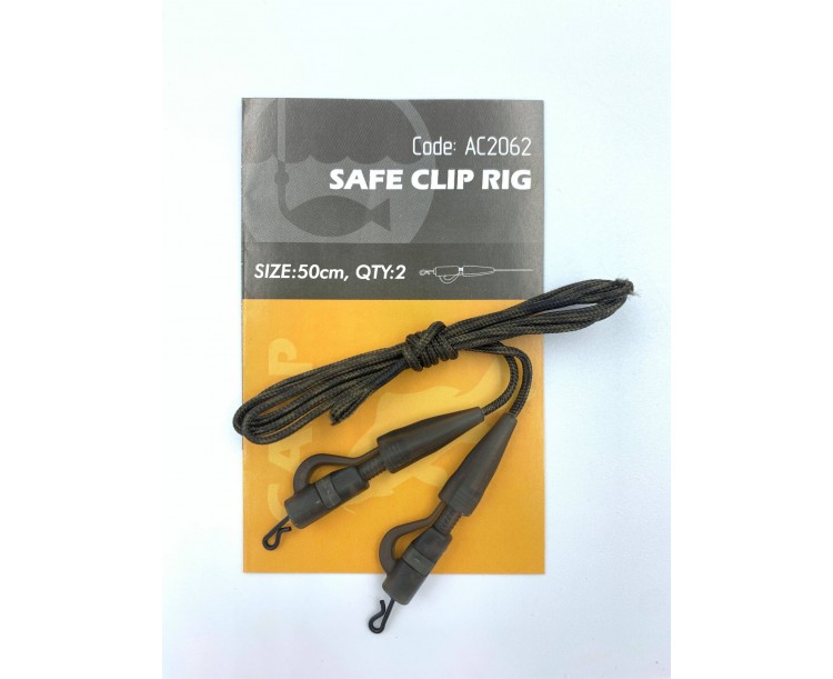 Life Orange Safe Clip Rig 2 ks