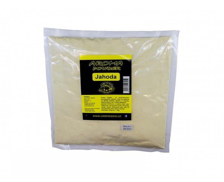 Carp Servis Václavík Aroma Powder - 200 g - Jahoda