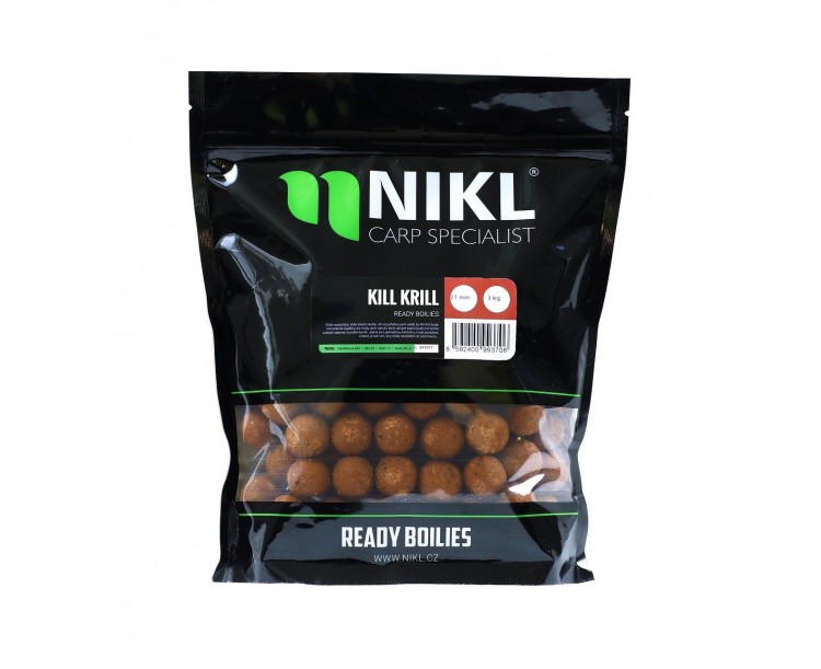 Nikl Boilie Ready Kill Krill 20mm 900g