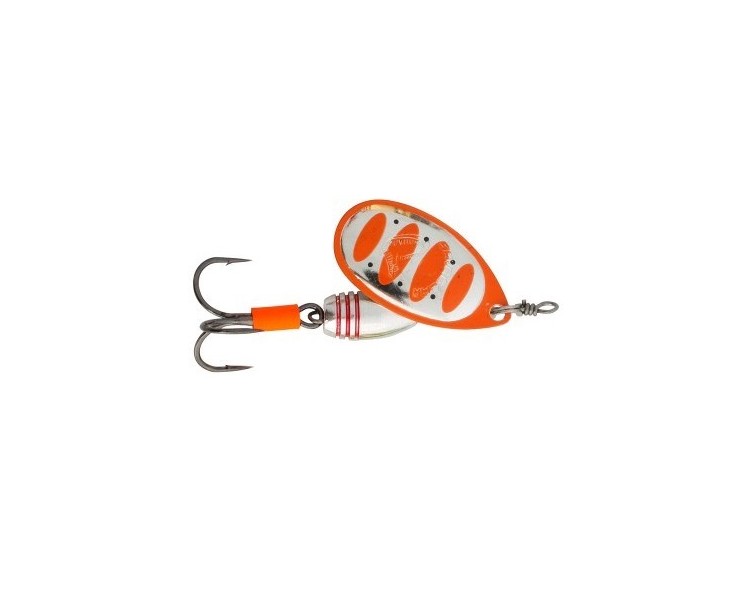 Savage Gear Třpytka Rotex Spinner Fluo Orange Silver vel. 2 / 5,5 g