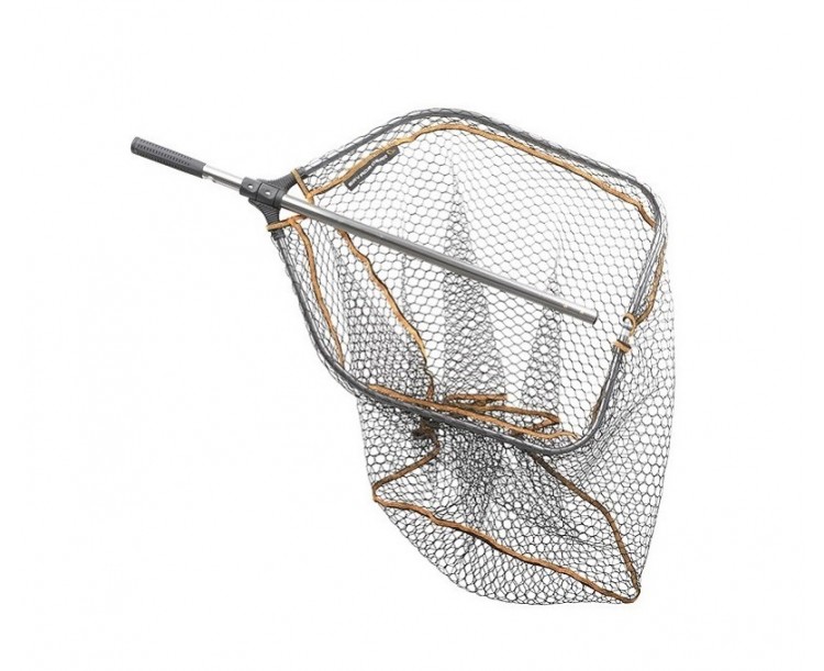 Savage Gear Podběrák Pro Folding Rubber Large Mesh Folding (65x50 cm)