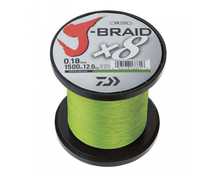 Daiwa pletená šňůra J-BRAID X8 0,06 mm 4 kg