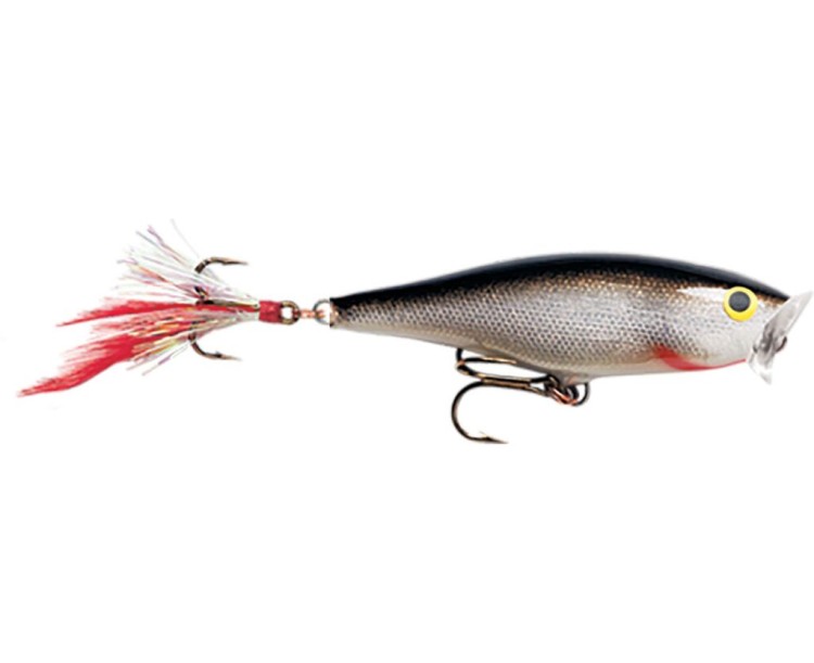 Rapala Wobler Skitter Pop Top Water Fresh Silver 5 cm 6 g