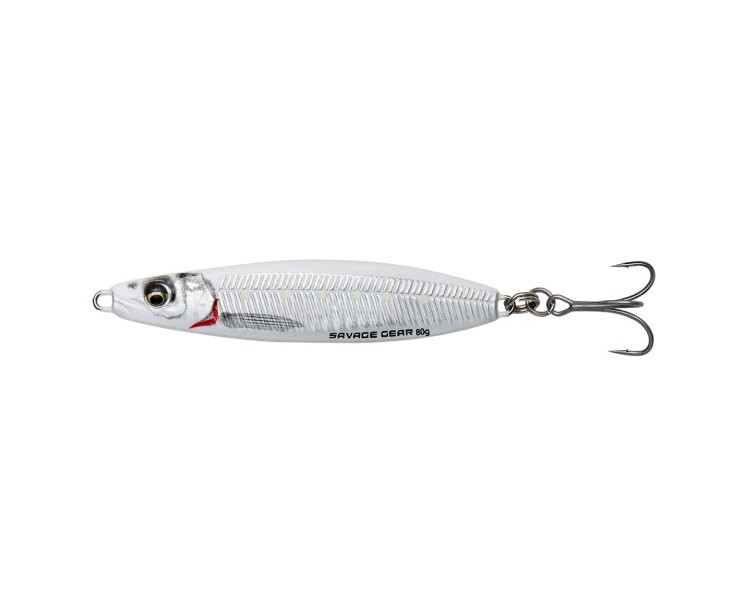 Savage Gear Wobler Psycho Sprat Sinking White Silver 10,2 cm 50 g