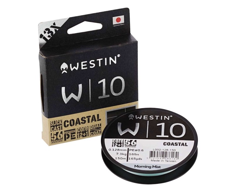 Westin pletená šňůra W10 13 Braid Coastal Morning Mist 0,08 mm 150 m 5,8 kg